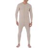Fruit of the Loom mens Premium Thermal Union Suit(Oatmeal)