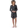 Fruit of the Loom womens Flannel Sleep Shirt(Cosmic Sky)