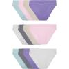 Fruit of the Loom womens Modal Underwear(Bikini – 12 Pack – Purple/Cashmere/Grey)