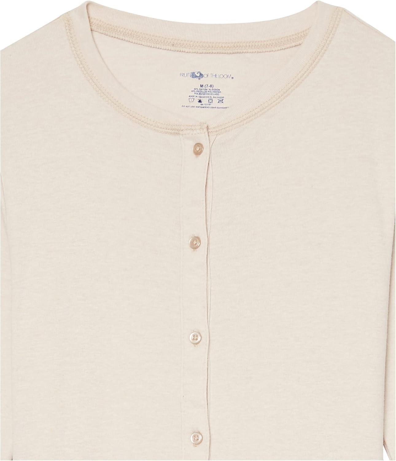 imageFruit of the Loom Girls Premium Union SuitOatmeal