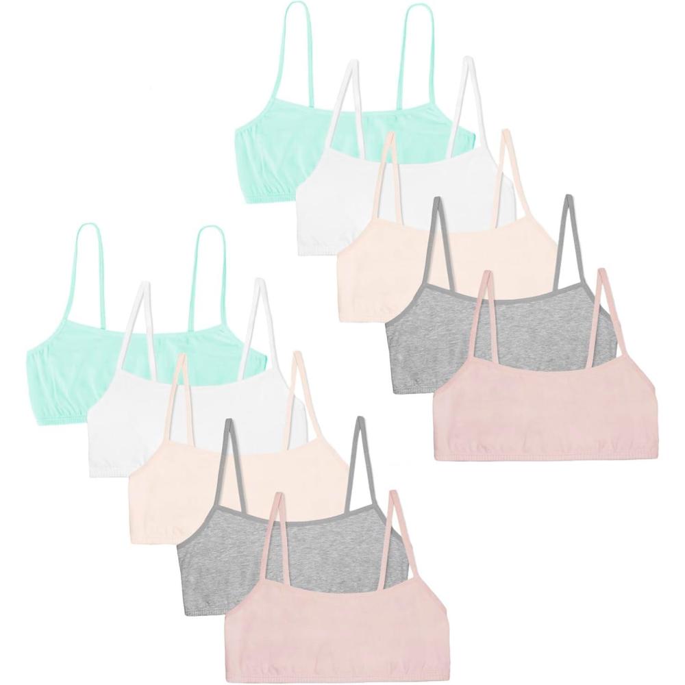 imageFruit of the Loom Big Girls Training BraMintPinkGreyWhiteNude