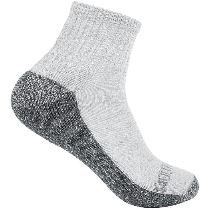imageFruit of the Loom Boys Dual Defense Ankle Socks 10 PackGrey