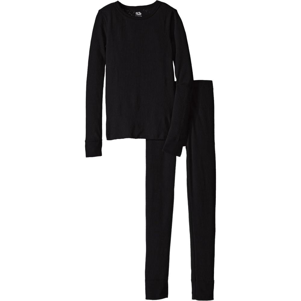 imageFruit of the Loom Boys Waffle Thermal Underwear SetBlack Soot