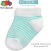 Fruit of the Loom Baby 22-Pack Grow & Fit Flex Zones Low Cut Stretch Socks – Unisex, Girls, Boys(Pink)