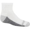 Fruit of the Loom Boys’ Dual Defense Ankle Socks (10 Pack)(White)