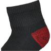 Fruit of the Loom Boys’ Dual Defense No Show Socks (10 Pack)(Black Assort)