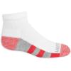 Fruit of the Loom Boys’ Durable Cushion Ankles Socks (10 Pack)(White)