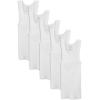 Fruit of the Loom Boys’ Eversoft Cotton Undershirts, T Shirts & Tank Tops(Tank – Boys – 120 – White)