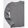 Fruit of the Loom Boys Premium 2-Pack Thermal Waffle Crew Top(Heather Greystone/Natural)