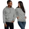 Fruit of the Loom Eversoft Fleece Hoodies, Pullover & Full Zip, Moisture Wicking & Breathable, Sizes S-4X(2 Pack – Black/Grey Heather)