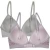 Fruit of the Loom Girls’ 2-Pack Seamless Soft Cup Bras – Lightweight & Gentle Support(Multi Leo/Grey Heather)
