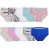 Fruit of the Loom Girls’ Cotton Brief Underwear Multipacks(Brief – 240 Pack – White/Stripes/Animal Print)