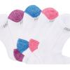 Fruit of the Loom Girls’ Everyday Lightweight Sport Crew Socks (10 Pack)(White)
