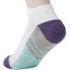 Fruit of the Loom Girls’ No Show 10 Pack Sock(Multi)