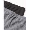 Fruit of the Loom Girls’ Premium 2-Pack Thermal Waffle Bottom(Black/Heather Greystone)