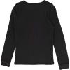 Fruit of the Loom Girls Premium 2-Pack Thermal Waffle Crew Top(Black/Natural)
