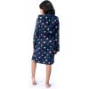 Fruit of the Loom Unisex Kids Fleece Robe(Deep Blue/Dots)