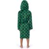 Fruit of the Loom Unisex Kids Fleece Robe(Navy/Green)