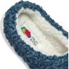 Fruit of the Loom Women’s Berber Slippers – Fuzzy Memory Foam, Lightweight Clog, Indoor/Outdoor, Zapatillas de Mujer(Blue)