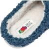 Fruit of the Loom Women’s Berber Slippers – Fuzzy Memory Foam, Lightweight Clog, Indoor/Outdoor, Zapatillas de Mujer(Blue)
