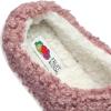 Fruit of the Loom Women’s Berber Slippers – Fuzzy Memory Foam, Lightweight Clog, Indoor/Outdoor, Zapatillas de Mujer(Pink)