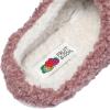Fruit of the Loom Women’s Berber Slippers – Fuzzy Memory Foam, Lightweight Clog, Indoor/Outdoor, Zapatillas de Mujer(Pink)