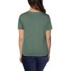 Fruit of the Loom Women’s Crafted Comfort™ Pima Cotton Short Sleeve T-shirts(Crew – Hedge)
