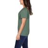 Fruit of the Loom Women’s Crafted Comfort™ Pima Cotton Short Sleeve T-shirts(Crew – Hedge)