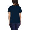 Fruit of the Loom Women’s Crafted Comfort™ Pima Cotton Short Sleeve T-shirts(Crew – Navy)