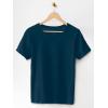 Fruit of the Loom Women’s Crafted Comfort™ Pima Cotton Short Sleeve T-shirts(Crew – Navy)