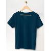 Fruit of the Loom Women’s Crafted Comfort™ Pima Cotton Short Sleeve T-shirts(V-neck – Navy)