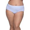 Fruit of the Loom Women’s Fit for Me Plus Size Assorted Seamless Brief Underwear, 10 Pack(Plus Size Brief – 10 Pack – Blue/Purple/Grey)