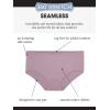 Fruit of the Loom Women’s Fit for Me Plus Size Assorted Seamless Brief Underwear, 10 Pack(Plus Size Brief – 10 Pack – Blue/Purple/Grey)