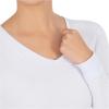 Fruit of the Loom Womens Micro Waffle Thermal V-Neck(White)