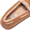 Fruit of the Loom Women’s Moccasin, Indoor/Outdoor, Memory Foam, Microsuede, Black, X-Large Slipper(Coffee)