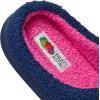 Fruit of the Loom Women’s Slipper, Sherpa Grape Design Clog, Memory Foam, Navy, X-Large(Navy)