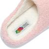 Fruit of the Loom Women’s Slipper, Sherpa Grape Design Clog, Memory Foam, Navy, X-Large(Pink)