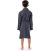Fruit of the Loom boys Classic Waffle Robe(Monument Grey)