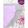 Fruit of the Loom girls Stretch Seamless Bikini Briefs(Stellar Orchid/Grey Heather)