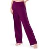 Fruit of the Loom womens Breathable Tank Top, Pant, and Cardigan Sleep Set(Boysenberry)