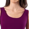 Fruit of the Loom womens Breathable Tank Top, Pant, and Cardigan Sleep Set(Boysenberry)
