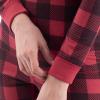 Fruit of the Loom womens Micro Waffle Premium Thermal Set(Buffalo Plaid)
