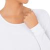 Fruit of the Loom womens Micro Waffle Premium Thermal Set(White)