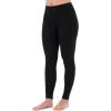 Fruit of the Loom womens Micro Waffle Thermal Bottom(Black)