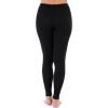Fruit of the Loom womens Micro Waffle Thermal Bottom(Black)