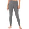 Fruit of the Loom womens Micro Waffle Thermal Bottom(Smoke Heather/Smoke Heather)