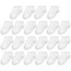 Fruit of the Loom Baby 22-Pack Grow & Fit Flex Zones Low Cut Stretch Socks – Unisex, Girls, Boys(White)