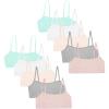 Fruit of the Loom Big Girls Training Bra(Mint/Pink/Grey/White/Nude)