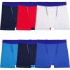 Fruit of the Loom Boys’ 360 Stretch Boxer Briefs(Toddler – 6 Pack – Cotton Stretch – Blue/White/Red)