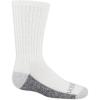 Fruit of the Loom Boys’ Dual Defense Crew Socks (10 Pack)(White)